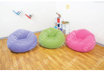 Intex 68569 Надувное флокированное кресло