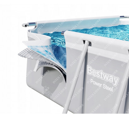 56671 Каркасный бассейн прямоугольный Bestway Rectangular Frame 4,88х2,44х1,22м